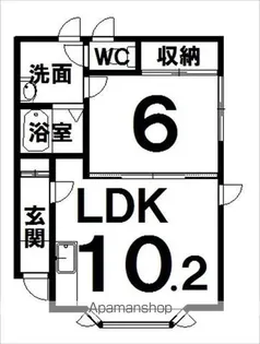 ハイツUM【1階】の間取り